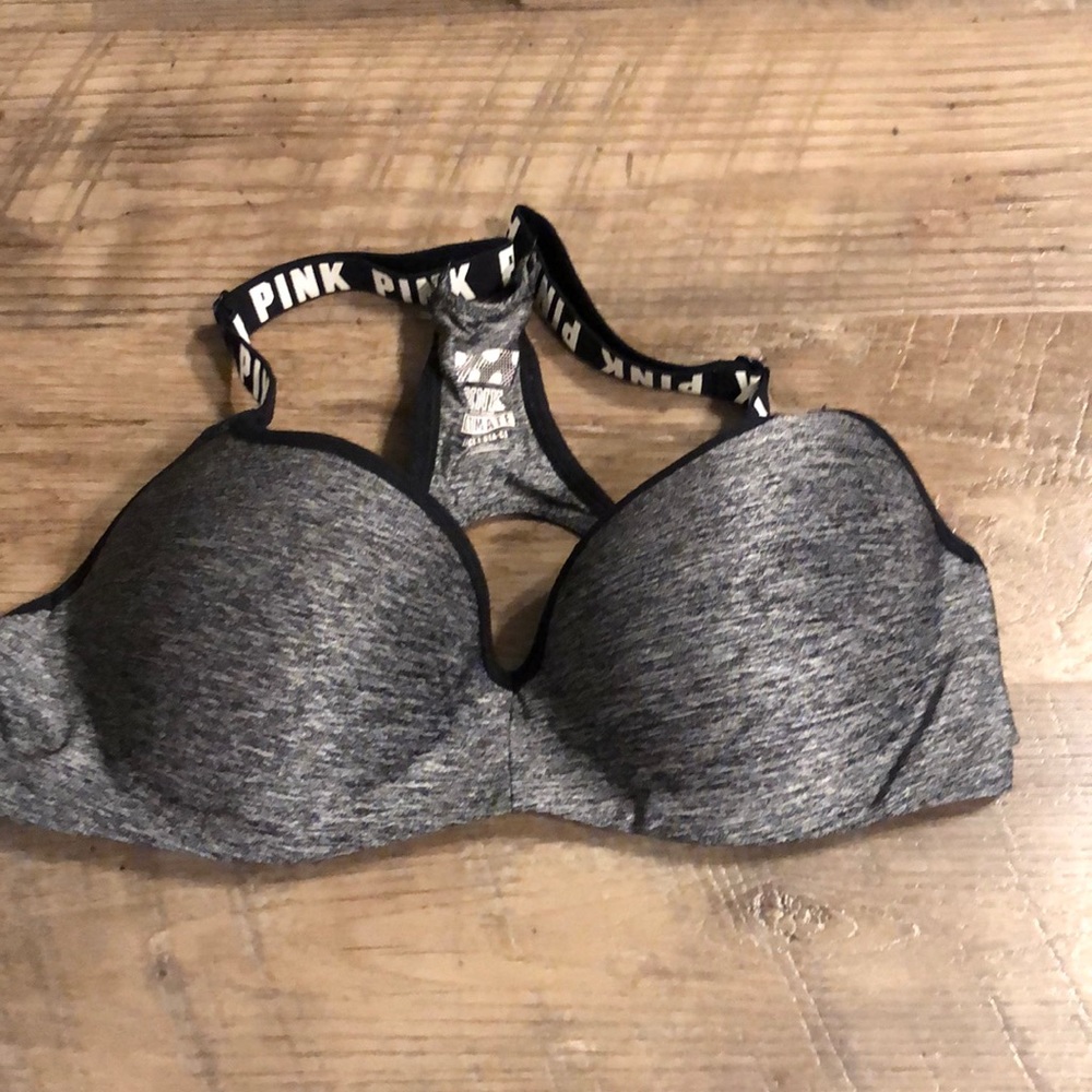 Pink bra